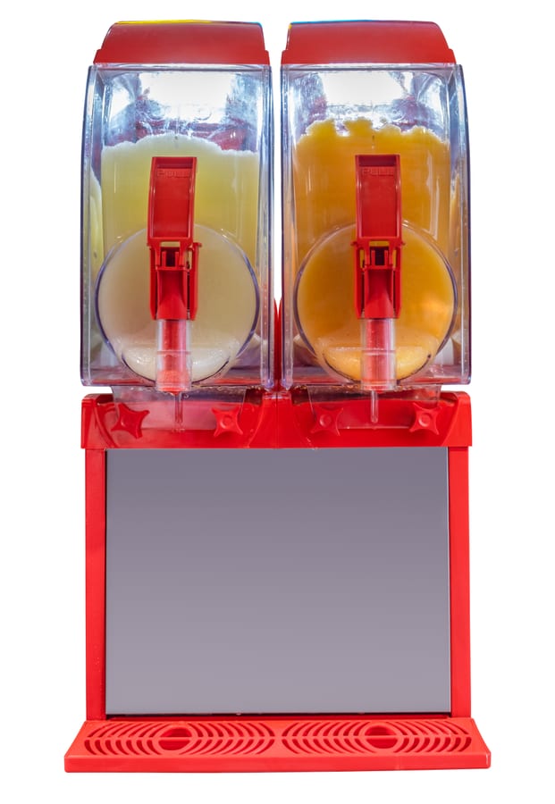 Slush Machine hire — slush machine with lemon and orange slush | Panda Party Hire Hire slush machine — slush machine with lemon and orange slush for parties and events in Johannesburg, Sandton and Randburg