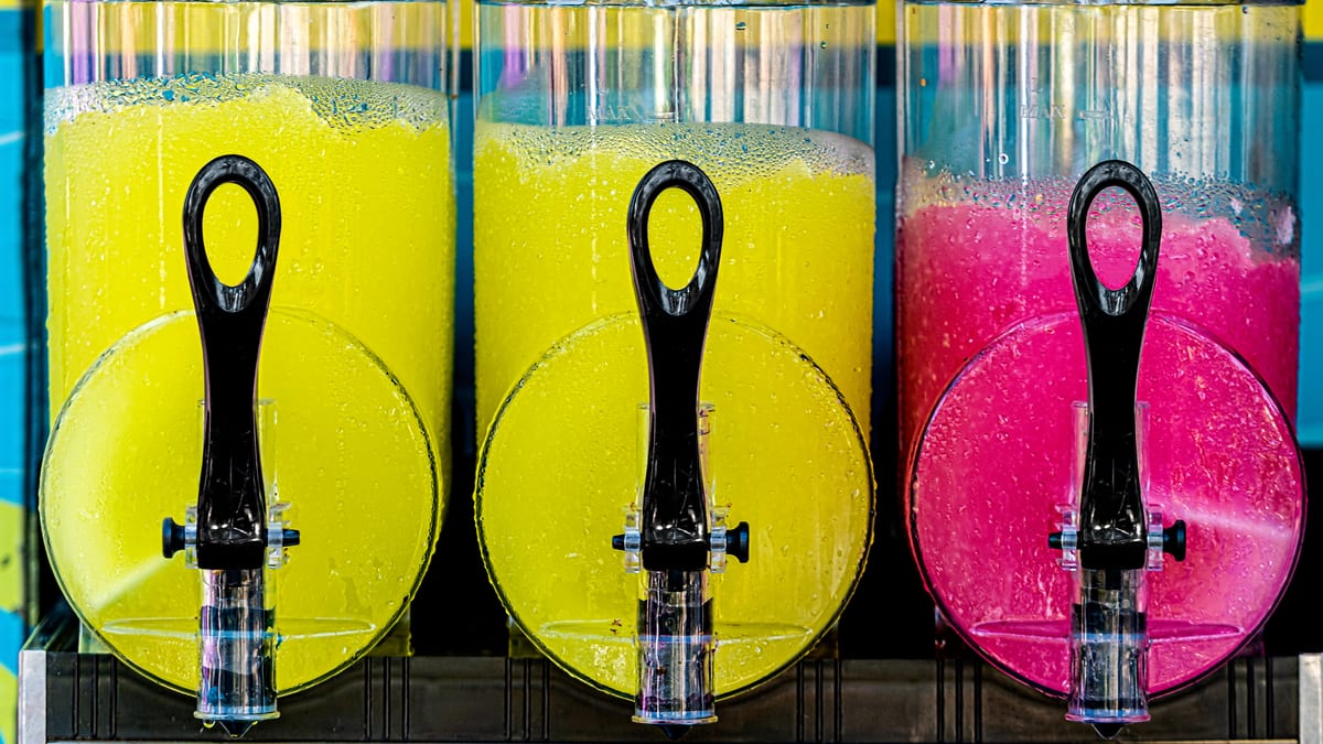 Slush Machine hire — refreshing flavored ice drinks for a hot summer da | Panda Party Hire Hire slush machine — refreshing flavored ice drinks for a hot summer da for parties and events in Johannesburg, Sandton and Randburg