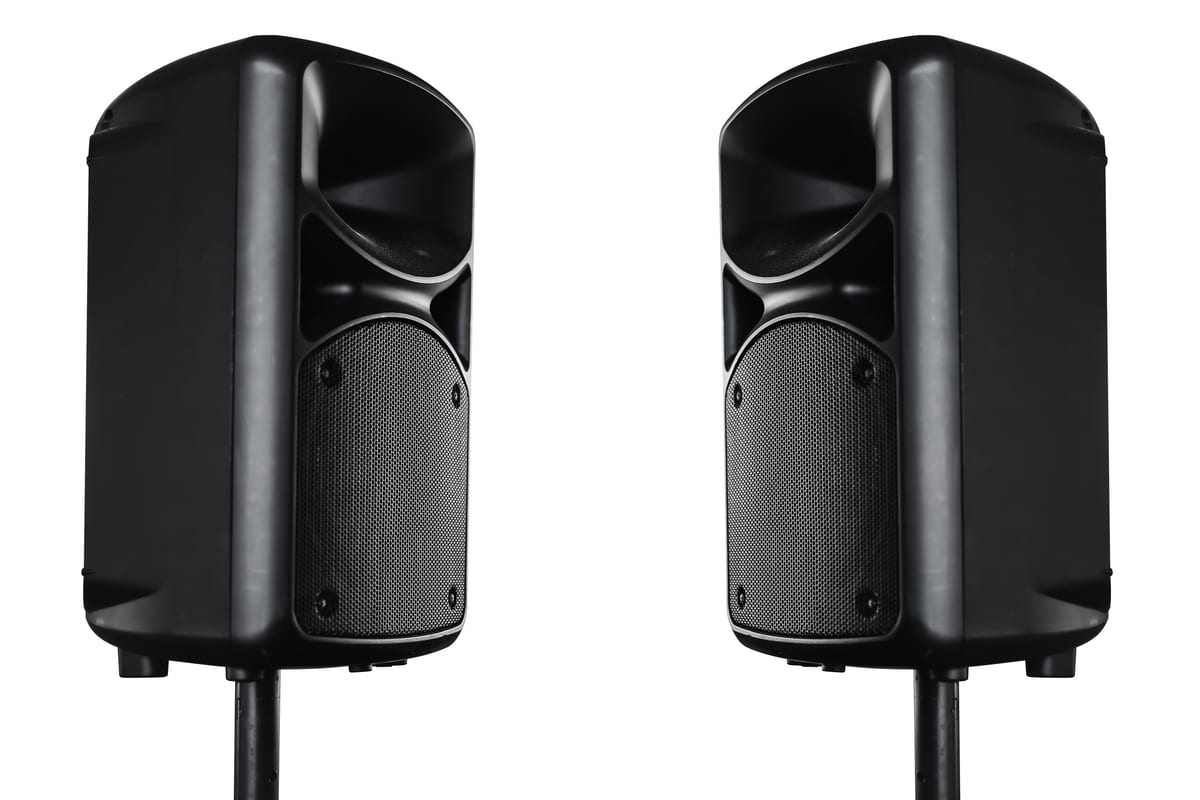 Hire sound system — stage speakers passive concert sound monitor isola for parties and events in Johannesburg, Sandton and Randburg